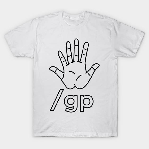 GLENN PRETENND LINE-ART LOGO T-Shirt by glennpretennd